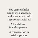 악수와 대화는 사람과 하는것 - twinkle 이미지