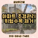 조경당 | 김포 벌목업체 아파트 조경관리 위험수목 제거 후기