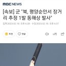 [속보] 군 "북, 평양순안서 장거리 추정 1발 동해상 발사" 이미지