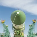 국제 우주 정거장에 발사 준비가 된 러시아 보급 화물선 이미지