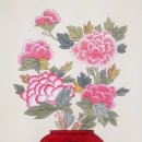 민화모란도 이미지