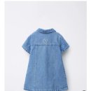 어린이집 등원룩 아기옷추천 자라 아동복 스케이터 데님 원피스 4441 582 MID-BLUE