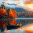 Autumn Scenery 4K, Peaceful Soothing Instrumental Music🍂Music therapy, cal 이미지