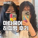 헤어 / 서울 성북구 성신여대 미용실 마타헤어 반곱슬 히피펌 후기