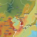 현재 미세먼지 폭격 맞는중인 우리나라 이미지