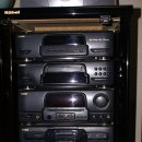 오래된 오디오세트, CD수납장, 싱글침대 이미지