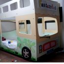[비차량용품] 어린이 침대 쁘띠라뺑 환타지버스 2층 침대 이미지