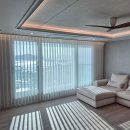 유니프라임 | 삼천포오션프라임 유니슬렛전동커튼 로슬러실링팬 시공후기