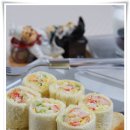 샌드위치와 런치메뉴 이미지