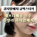 귀지압패치 큐빅귀스티커 레프티메종 진주 쥬얼리 귀지압패치