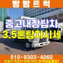 중고내장탑차 3.5톤 시세 진주 사천 화물차매매 이미지