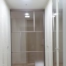 군위중학교 | 고품격 현관중문 이원중문 ! 로즈골드 프레임 원슬라이딩도어 현관중문 시공후기입니다 :)