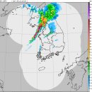 교과서적인 한랭과 온난전선(2017.5.13)-일기도, 인공위성, 강수 및 천둥번개 이미지