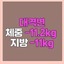 피치짐 명일점 | 서초역pt 체중 -11.2kg, 지방-11kg 감량성공!