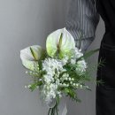 세종한울투어 | 웨딩촬영 부케 전문제작 꽃집 🤍 안스리움 은방울 조화 실크플라워 garden flower studio