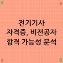 송전한솔플러스수학학원 | 전기기사 자격증 비전공자 합격 가능성