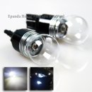 7443/T20 9W 전구 CREE WHITE LED TURN SIGNAL BRAKE TAIL LIGHT BULBS + GLASS 이미지