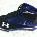 언더 아머 야구화 착용 체험기! Under Armour Heater III Mid metal blue and black baseball! 이미지