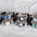 가죽 꽃팔찌 이미지