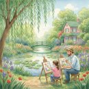 그림책과 함께하는 명화의 재해석 | [아이책 리뷰] 명화가 살아 움직인다! 입체감으로 시선을 사로잡는 <아빠, 내 그림 좀 보세요!> 🎨✨