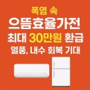 폭염 속 으뜸효율가전 ‘최대 30만원 환급’ 열풍 내수 회복 기대!