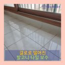 기흥벽산 | 기흥구 동백동 떨어진 발코니 타일 보수