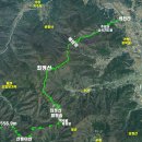 냉천리 - 배바위 - ▲최정산- 통점령- 비슬지맥- 헐티재- 오산2리 1 이미지