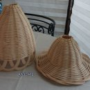 라탄 전등갓 짜기 이미지