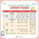 한국삼육고등학교 | [공지] 2026학년도 서울시 고등학교 입학전형 주요일정