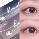 겨울무드 렌즈미 악마 원데이 러버블 초코 그레이 착용후기
