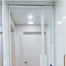 LH옥길헤일라움아파트경로당 | LH옥길헤일라움아파트 아치형모던양개도어(반자동)시공후기