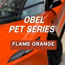 플레임 | 광주랩핑 테슬라 랩핑 오벨(OBEL) FLAME ORANGE 플레임 오렌지 전체랩핑 후기