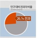 대한민국 전과자 비율 이미지