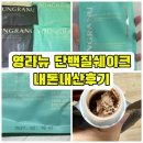 영라뉴 단백질쉐이크파우치 코코아맛, 피스타치오맛 내돈내산후기