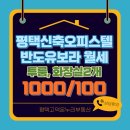 고덕에아침공인중개사사무소 | 평택고덕 반도유보라 오피스텔 월세임대 신축 투룸 화장실2개
