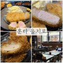 꼬기만땅 | 을지로입구역 맛집 훈타 을지로 육즙 터지는 등심 안심 닭다리카츠까지 접수