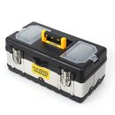 CM자동차정비 | 스텐 2단 공구 박스( 블랙) (45x 24.5 cm) 공구함 DT 1335813 멀티