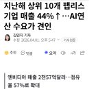 지난해 상위 10개 팹리스 기업 매출 44%↑…AI연산 수요가 견인 이미지