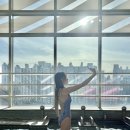 르망고 리보닝 메쉬 베리블루 수영복 후기 | 사이즈팁