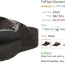 [아마존]FitFlop Women's Electra Sandal 블랙, 실버 7사이즈 $42.50 이미지