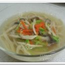 버섯칼국수&새우