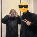 로고스컴 | 노스페이스 컴피 플리스 노스페이스 후리스 블랙 커플 구매 착용샷