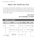 2024년 제4차 용인시산업진흥원 공개경쟁 채용 공고(~5/31) 이미지