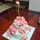 고양시 앙금플라워 떡케이크 맛집 소담하게 너무 예쁜 2단 떡케이크후기