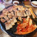 석남동 고기집 장터숯불갈비삼겹살, 솥뚜껑 김치 삼겹살 맛집