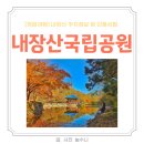 정읍 내장산 국립공원 케이블카 내장산 단풍 우화정