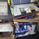 삼성 UN55NU7050FXKR LED TV 수리 (화면이 부분적으로 흐리게 나오는 증상) 이미지