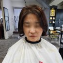 30대 여자 엣지 피크테일 단발펌 이미지