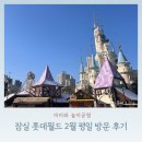 혜성가든 | 롯데월드 2월 평일 방문 후기 대기시간 재입장 식당 확인증 받기