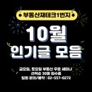 부동산재테크1번지 10월 인기글 모음 + 세미나 일정 이미지